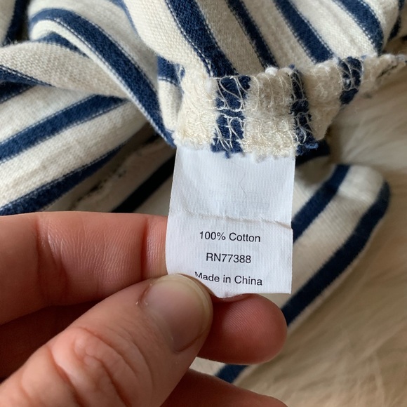 J. Crew Striped Hooded Side Zip Pullover - Picture 11 of 13